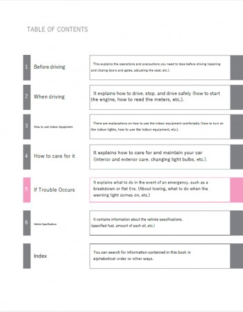 toyota dyna cargo 2010 2011 & 2012 owners manual in english